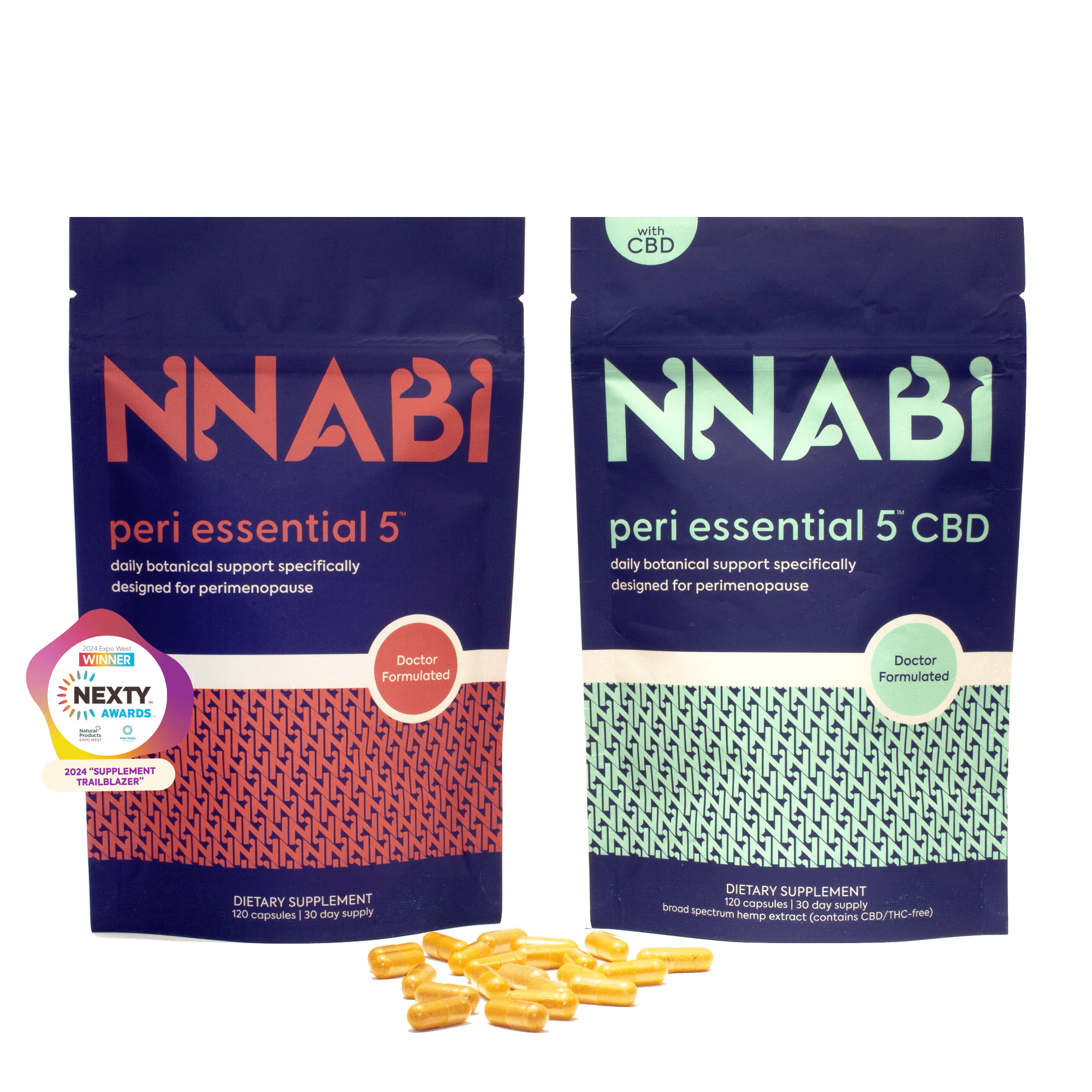PERI ESSENTIAL 5™ + PERI ESSENTIAL 5™ CBD Combo Pack - NNABI