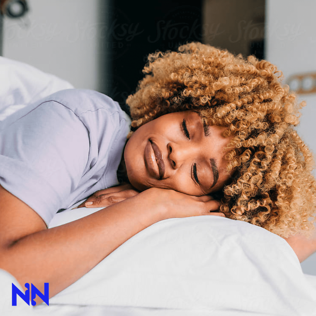 woman improving sleep during perimenopause